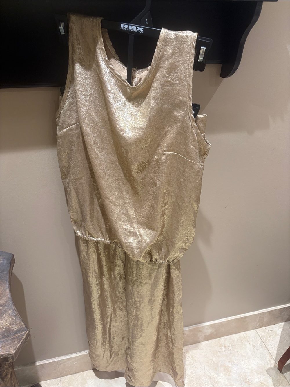 Shimmery Gold Pant Set
